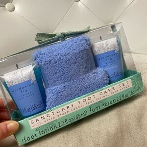 *NEW* Sanctuary Foot Care Set Gardenia + Fig
